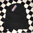 Dragstrip Kustom Black on Black 3d embroidery 13 N Bones Beanie Hat
